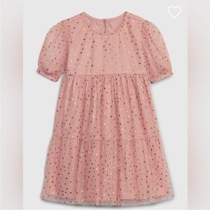 2T Gap Kids toddler metallic tulle tiered dress with stars